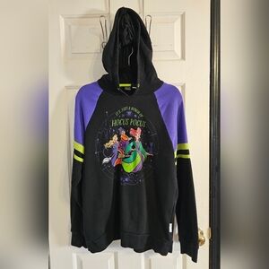 Disney Our Universe Hocus Pocus Hoodie Sanderson Sisters Sweatshirt Women's Sz M